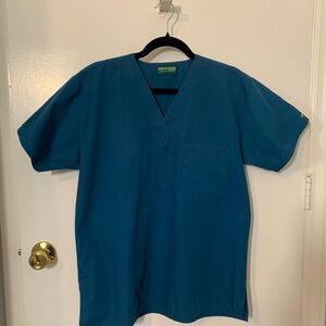 Uniform Advantage Teal Scrubs Set Size Small